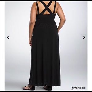 Crisscross maxi dress, never worn!